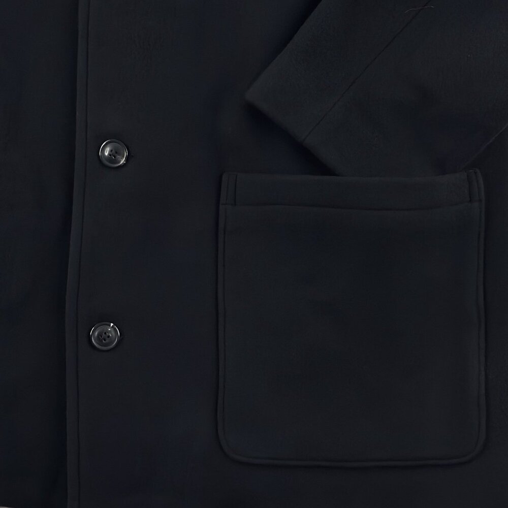Todd Snyder Italian Wool Cashmere Cafe Jacket Men's XL Black Quiet Luxury $698 - Picture 8 of 14